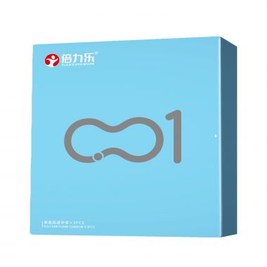 【避孕润滑】聚氨酯臻薄001 3只装 倍力乐